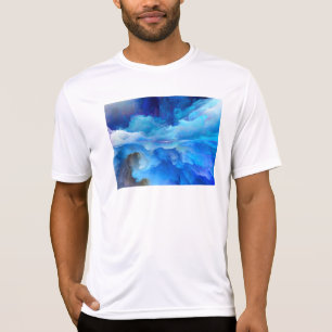 SlipperyJoe's abstrakt molngrafik färgstark surr T Shirt