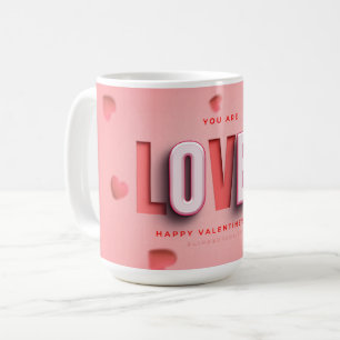 SlipperyJoes alla hjärtans dags-gåvor romantiska t Kaffemugg