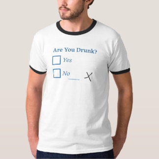 SlipperyJoe's är du berusad humoristisk något sark T Shirt