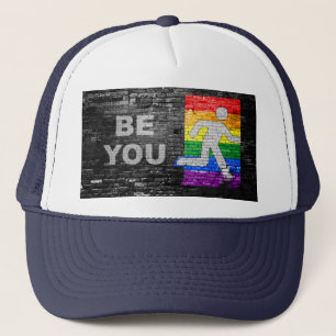 SlipperyJoe's artist Be att du gay pride ger HBT-T Keps