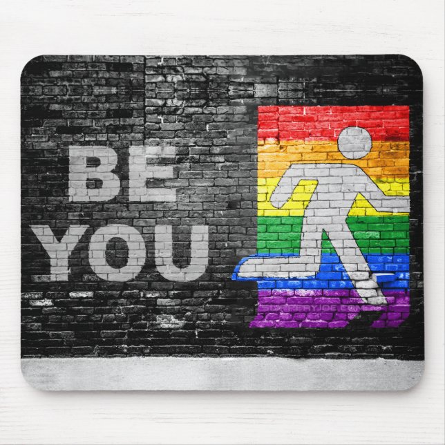 SlipperyJoe's artist Be att du gay pride ger HBT-T Musmatta (Framsidan)