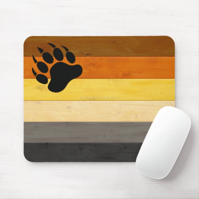 SlipperyJoe's Bear Pride flagga Brotherree f Musmatta (Med mus)