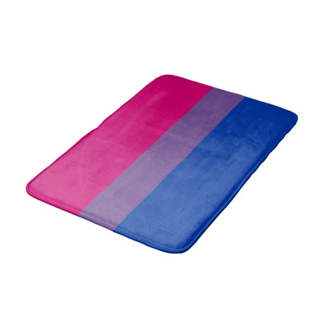SlipperyJoe's Bisexual Pride Flagga lavender-rosa  Badrumsmatta (Vinklad)