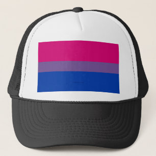 SlipperyJoe's Bisexual Pride Flagga lavender-rosa Keps