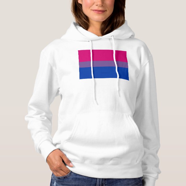 SlipperyJoe's Bisexual Pride Flagga lavender-rosa  T Shirt (Framsida)