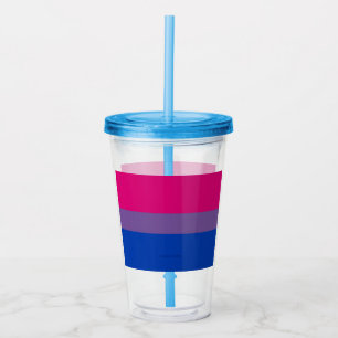 SlipperyJoe's Bisexual Pride Flagga lavender-rosa Take Away Mugg