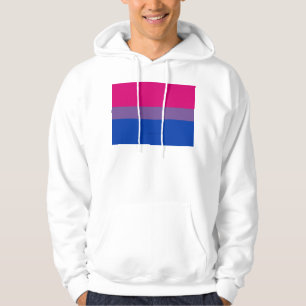 SlipperyJoes bisexuella stolthetsflaggas färger ma Hoodie