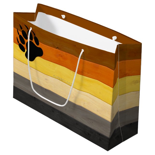 SlipperyJoe's Björnstolthetsflagga trägolv textur (Framsidan Vinklad)