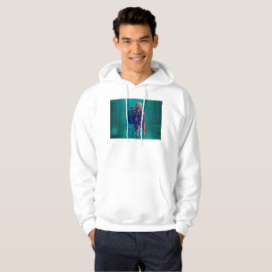 SlipperyJoes blodiga zombie-skog Halloween-dims Hoodie