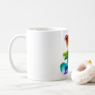 SlipperyJoe's borstat metall nallebjörn slät överg Kaffemugg