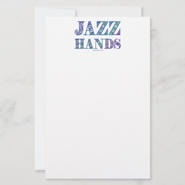 SlipperyJoe's Broadway-musikal Jazz Hands queer ka Brevpapper (Framsida)