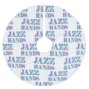 SlipperyJoe's Broadway-musikal Jazz Hands queer ka Julgransmatta Borstad Polyester