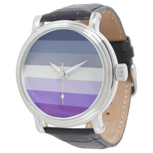 SlipperyJoe's Butch Lesbiska Prideflagga represent Armbandsur
