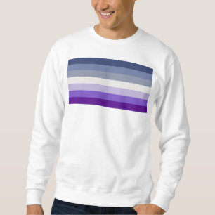 SlipperyJoe's Butch Lesbiska Prideflagga represent Lång Ärmad Tröja