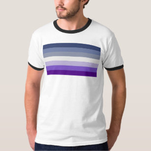SlipperyJoe's Butch Lesbiska Prideflagga represent T Shirt