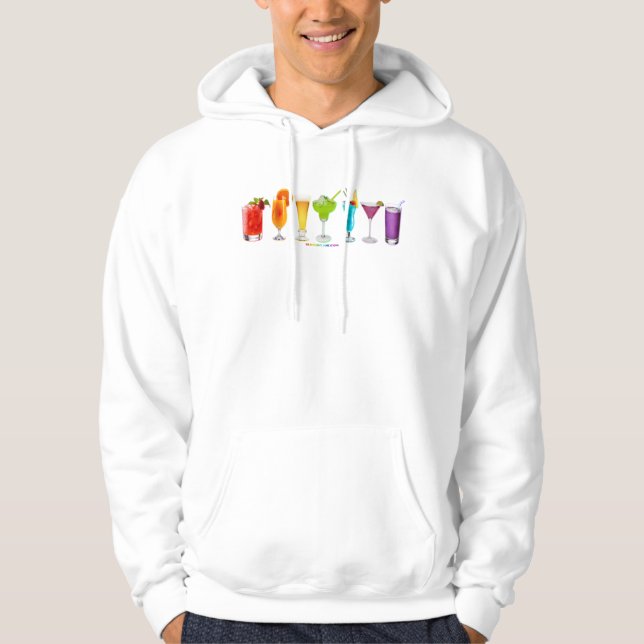 SlipperyJoe's cheers alkoholcocktails HGBTQIA gay Hoodie (Framsida)