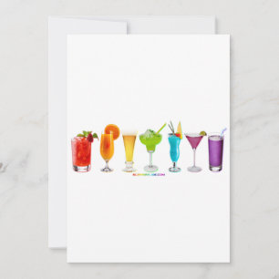SlipperyJoe's cheers alkoholcocktails HGBTQIA gay Julkort