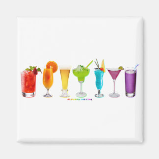 SlipperyJoe's Cheers dricker alkohol cocktail stol Magnet