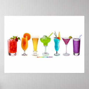 SlipperyJoe's Cheers dricker alkoholcocktail-pride Poster