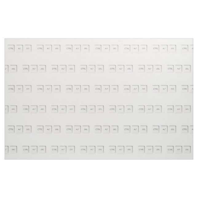 SlipperyJoe's CTRL ALT DEL datorklavsknappar Tyg (Yard)