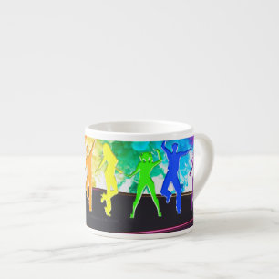 SlipperyJoe's Dancing Pride Shadows gay gifts arti Espressomugg