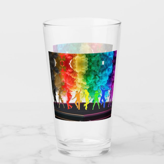 SlipperyJoe's Dancing Pride Shadows gay gifts arti Glaskopp (Framsida)