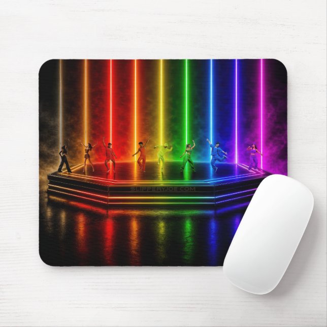 SlipperyJoes danframträdande som firar Pride  Musmatta (Med mus)