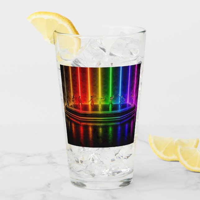 SlipperyJoe's danstillställning firar Pride  Glaskopp (Framsida Ice)
