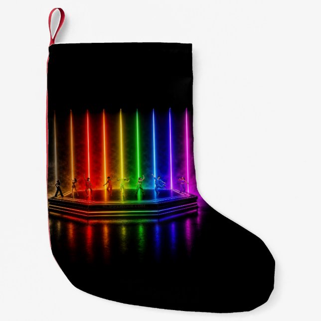 SlipperyJoes dansuppträdande som firar Pride  Liten Julstrumpa (Framsidan)