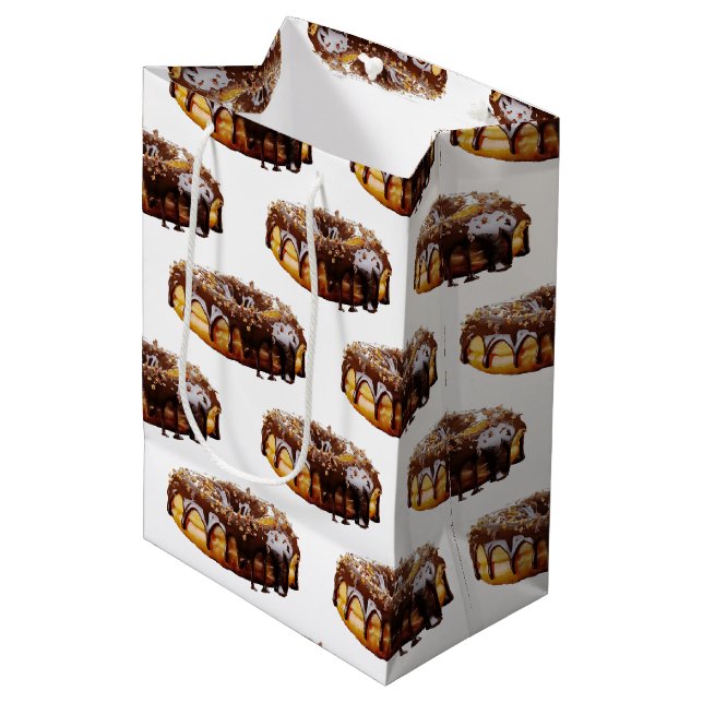 SlipperyJoe's dekadenta donut täckt tjock glansig  (Framsidan Vinklad)
