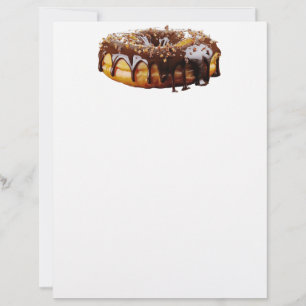 SlipperyJoe's dekadenta donut täckt tjock glansig Brevhuvud