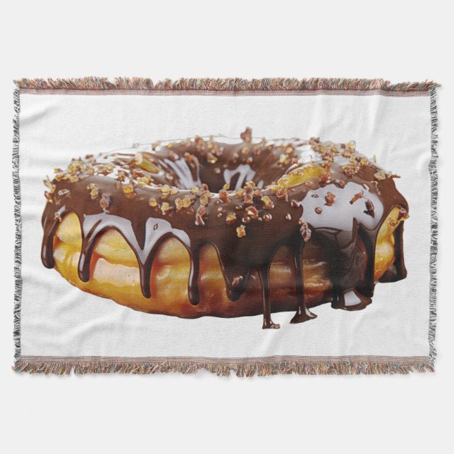 SlipperyJoe's dekadenta donut täckt tjock glansig  Filt (Framsidan)