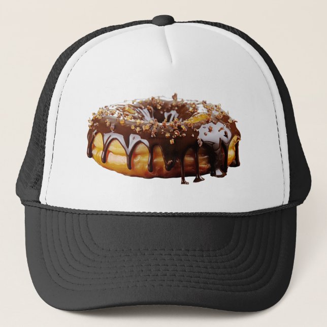 SlipperyJoe's dekadenta donut täckt tjock glansig  Keps (Framsida)
