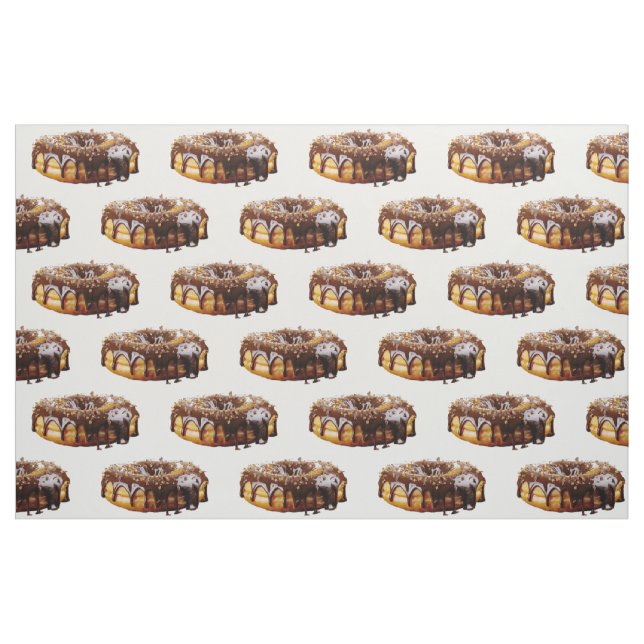 SlipperyJoe's dekadenta donut täckt tjock glansig  Tyg (Yard)