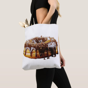 SlipperyJoe's dekadenta donut täckt tjock glansig Tygkasse