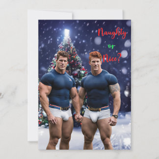 SlipperyJoes dekorerade snöiga julgran Julkort