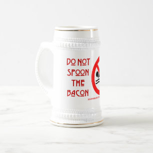 SlipperyJoe's Do Not Spoon Bacon Red Warns. Sejdel