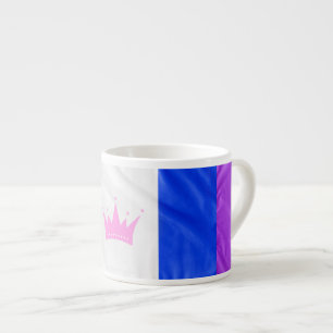 SlipperyJoe's dragkultur stolthet flagga lila ande Espressomugg
