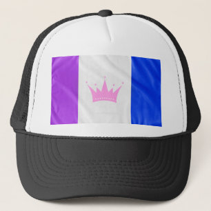 SlipperyJoe's dragkultur stolthet flagga lila ande Keps
