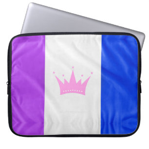SlipperyJoes dragkultur stolthetsflagga lila ande Laptop Fodral