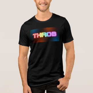 SlipperyJoe's dunkande regnbåg-lik gradient tjocka T Shirt