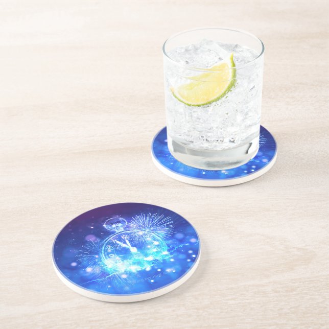 SlipperyJoe's electric thrill New Year’s Eve clock Underlägg (Sidan)