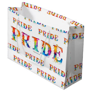 SlipperyJoes färgglada kreativa Pride-tema text-