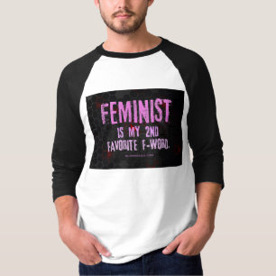 SlipperyJoe's feminist f-ord glansröd 3D blac T Shirt