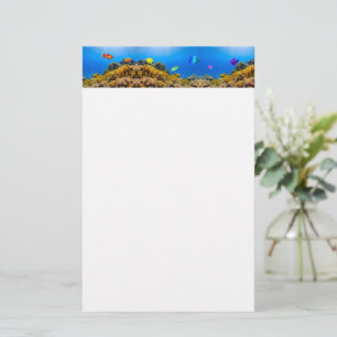 SlipperyJoe's Fish Pride tropical grönt blue purpl Brevpapper
