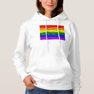 SlipperyJoe's flytande glans regnbågsflagga röd or T Shirt
