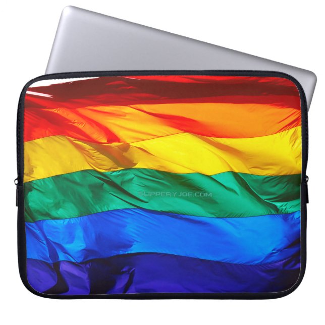 SlipperyJoes Gay pride-Flagga-pride färg rai Laptop Fodral (Framsidan)