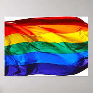 SlipperyJoes Gay pride-Flagga-pride färg rai Poster