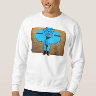 SlipperyJoes gaymuskelbjörn bär tecknad i ledet Lång Ärmad Tröja