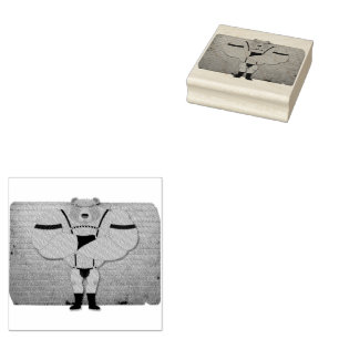 SlipperyJoes gaymuskelbjörn bär tecknad i ledet Stämpel